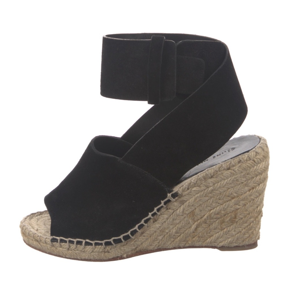 Celine suede ankle espadrille